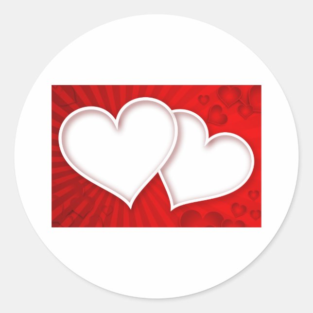 Hochzeitbride-Liebe personalisieren Destiny Destin Runder Aufkleber (Vorderseite)