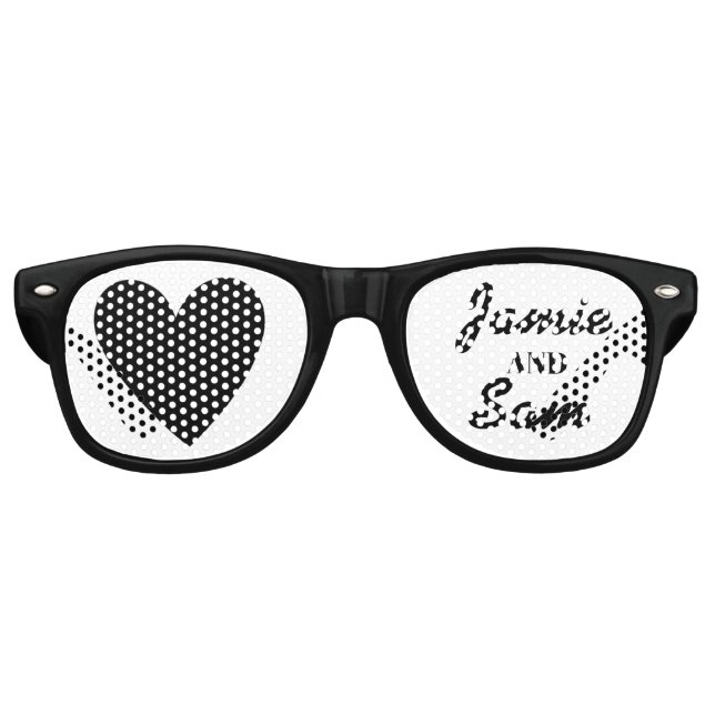 Hochzeitbrille Partybrille (Vorderseite)