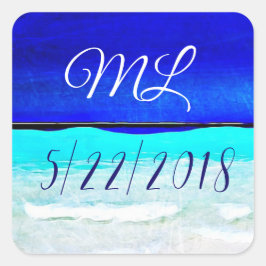 Hochzeitdatum und Aufkleber