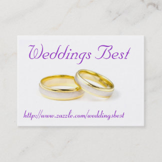 Hochzeiten am besten visitenkarte