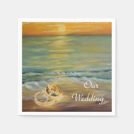 Hochzeiten am Strand Serviette