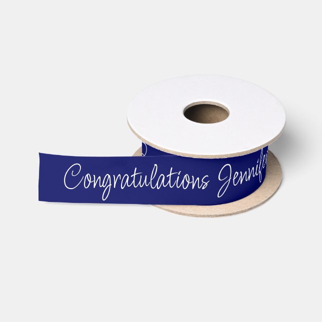 Hochzeiten Glückwunsch Script Personalisierter Nam Satinband (Spule)