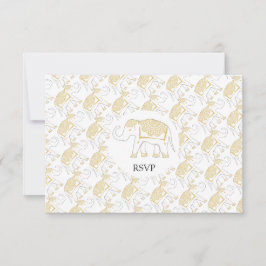 Hochzeiten in Urlaubsort im Ausland - Thailand UAW RSVP Karte