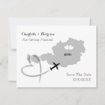 Hochzeiten in Urlaubsort - Österreich Save the Dat