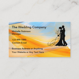 Hochzeiten Theme Trendy Elegante Business Cards Visitenkarte