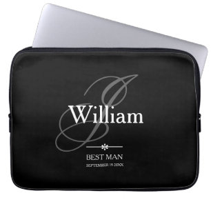 Hochzeiten Trauzeuge Geschenk Personalisiert Moder Laptopschutzhülle