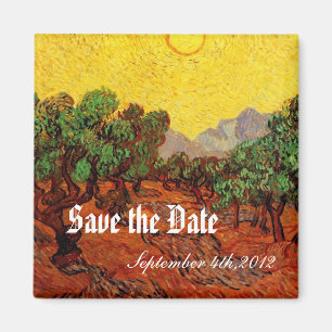 Hochzeiten, Vincent van Gogh Olivenbäume Magnet
