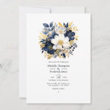 Hochzeiten von Marine, Weiß und Gold