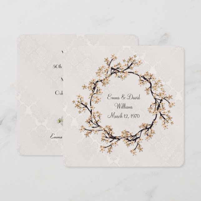 Hochzeitenkrieg auf Damaskus Einladung (Vorne/Hinten)