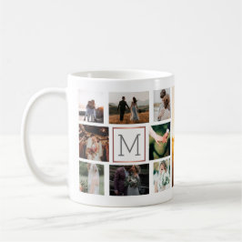 Hochzeitfokus-Monogramm Kaffeetasse
