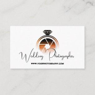 Hochzeitfotograf (Alter Look) Visitenkarte