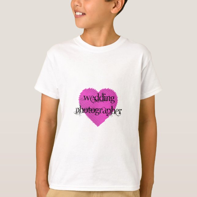 Hochzeitfotograf T-Shirt (Vorderseite)