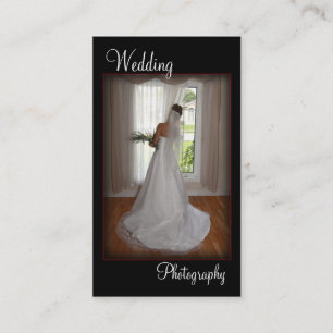 Hochzeitfotografie-Portrait-Visitenkarte Visitenkarte