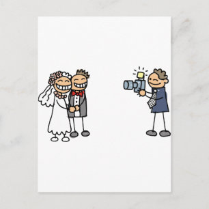 Hochzeitfotografie Postkarte