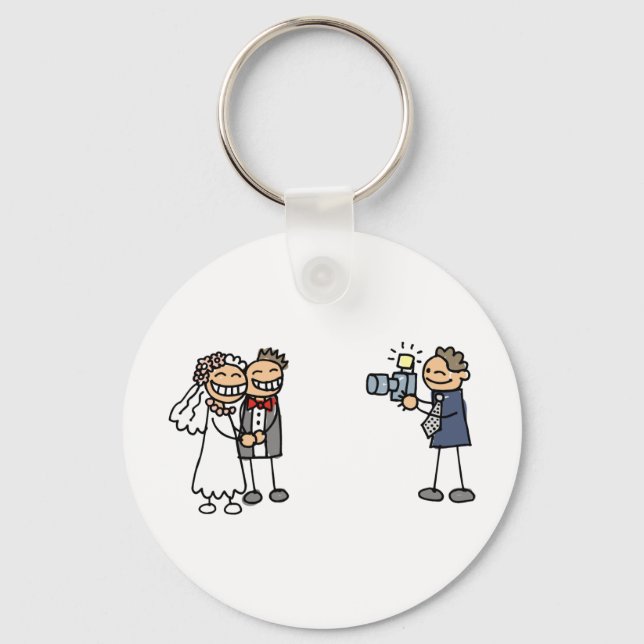 Hochzeitfotografie Schlüsselanhänger (Vorderseite)