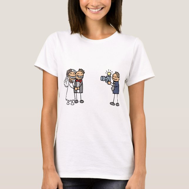 Hochzeitfotografie T-Shirt (Vorderseite)