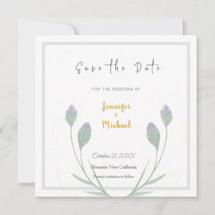 HochzeitGold-Farbkalligraphie-Skript Save the Date