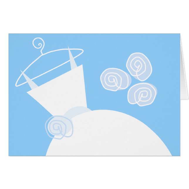 Hochzeitgown Blau horizontal (Vorderseite (Horizontal))