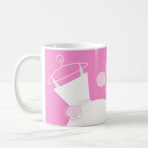 Hochzeitgown Pink 'Brautparty' Tasse