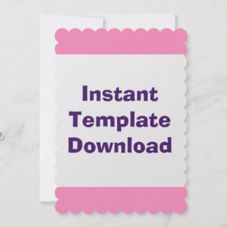 Hochzeitkarte Sofortige Download-Vorlage Einladung