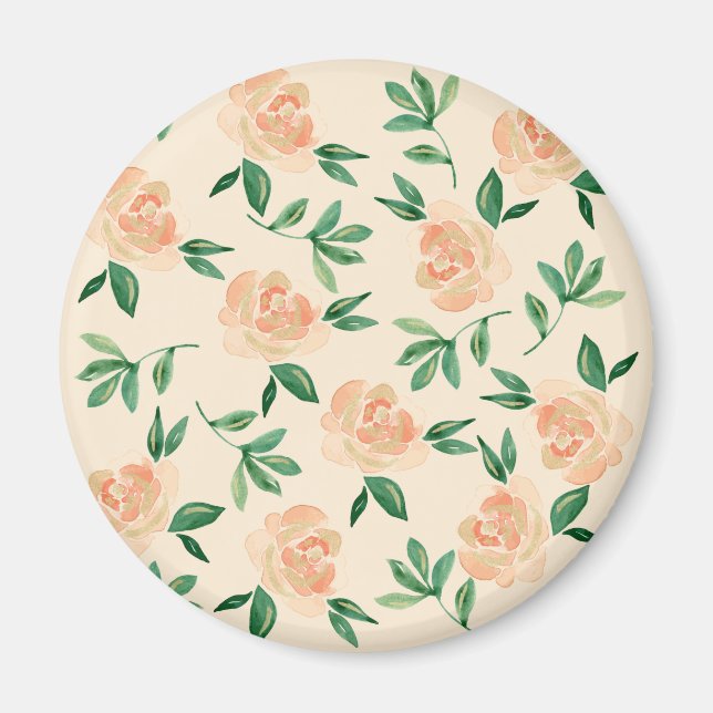 Hochzeitliche Blume Magnet (Vorne)