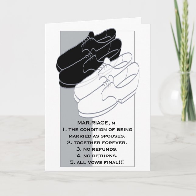 Hochzeitliche Glückwünsche Grußkarte III Karte (Vorderseite)
