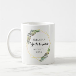 Hochzeitliche Hochzeit mit geometrischen Kleider u Kaffeetasse