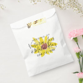 Hochzeitliche Hochzeit von Wildblumen Geschenktütchen