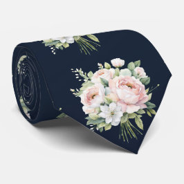 Hochzeitliche Krawatte Rosa Peonies