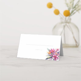 Hochzeitliche Platzkarten-Wasserfarben-Kirschblüte Platzkarte
