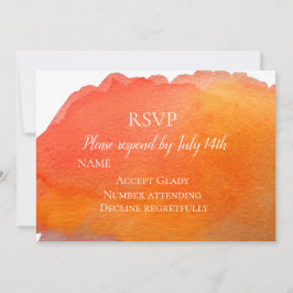 Hochzeitliche RSVP-UAWG Einladung