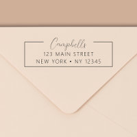 Hochzeitliche Rücksendeadresse Minimalistisch Mode