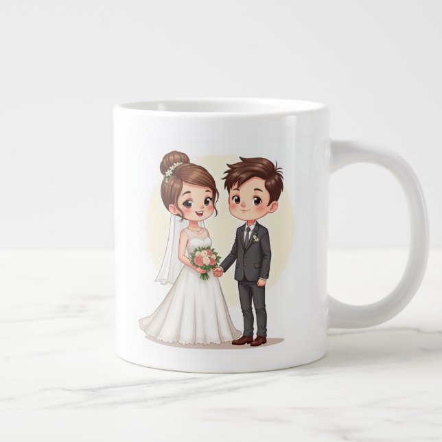 Hochzeitliche Tasse (Rechts)