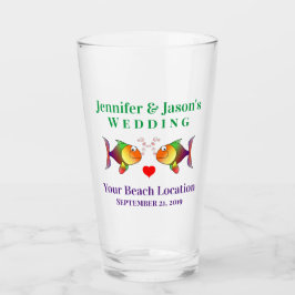 Hochzeitlicher Fisch Beach Tropical Destination Be Glas