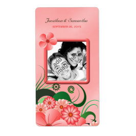 Hochzeitlicher Foto Hibiskus Rosa Blumenrinde