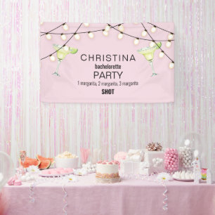 Hochzeitlicher Junggeselinnen-Abschied Margarita Banner