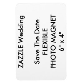 Hochzeitlicher Save the Date-Foto-Kühlschrankmagne Magnet