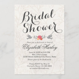Hochzeitliches Brautparty ganz einfach weiß Elegan Einladung