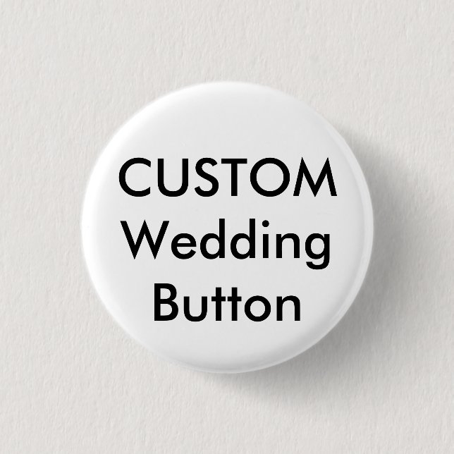 Hochzeitliches Button für kleine 1,25" Runder Butt (Vorderseite)