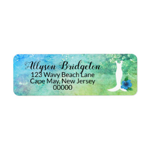Hochzeitliches Gown Beach Themed Brautparty