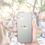 Hochzeitliches Monogramm-Liebe Herz Aufkleber<br><div class="desc">Ein großartiger Koordinatengegenstand! Unsere Monogramm-Hochzeitsaufkleber sind eine hervorragende Ergänzung zu den Hochzeitsartikeln für die Kollektion Beautiful Brown Horses Design. Fügen Sie Ihre Hochzeitspaare Monogramm und besondere Datum. Verwenden Sie die Vorlage,  um ein eigenes Paar Monogramm Aufkleber zu erstellen.</div>