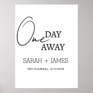 Hochzeitliches Probe-Dinner Poster