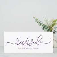 Hochzeitreservierte Schildkröte Lila Plum