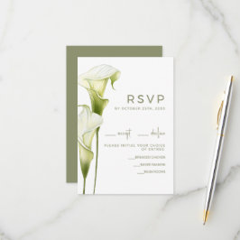 Hochzeits-Antwortkarten RSVP Karte