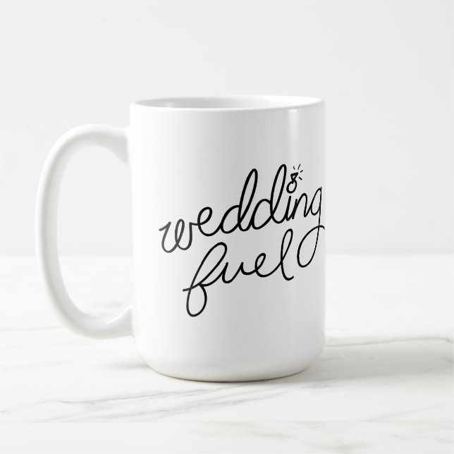 Hochzeits-Brennstoff-Tasse Kaffeetasse (Links)