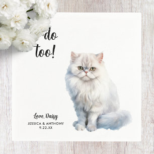 Hochzeits-Cocktailservietten für Katzen Serviette