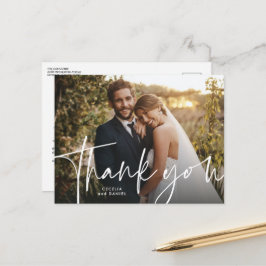 Hochzeits-Dankeskarten mit Foto Postkarte