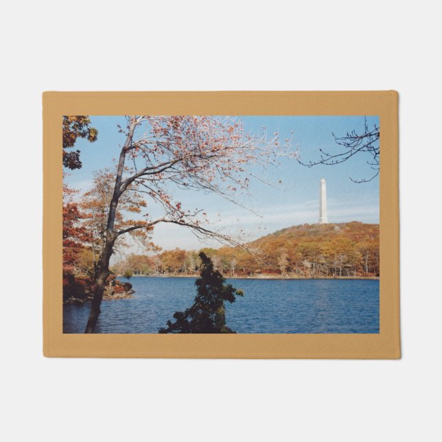 Hochzeits-Denkmal Fußmatte (Vorderseite)