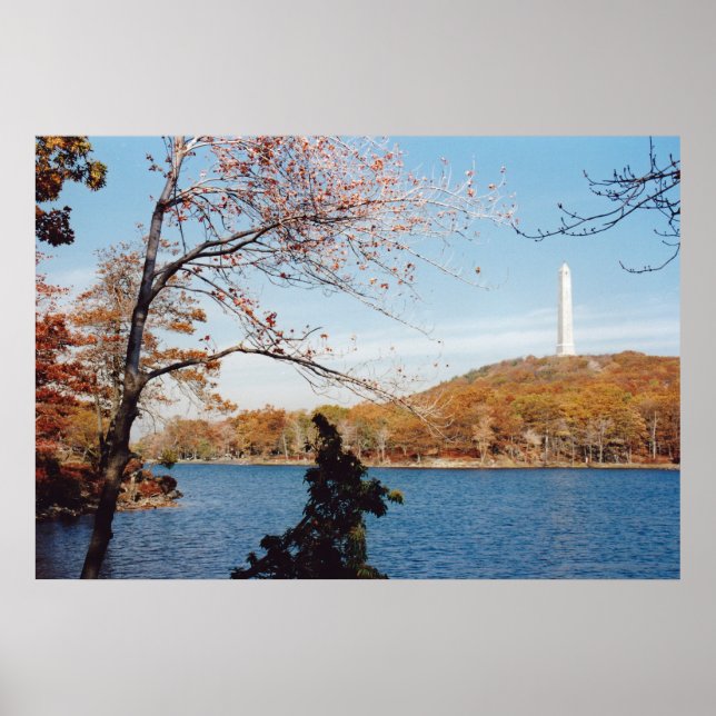 Hochzeits-Denkmal Poster (Vorne)