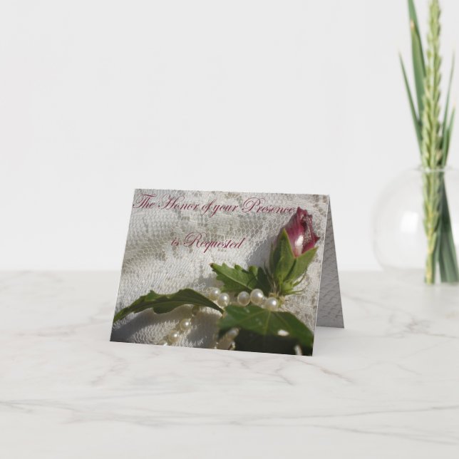 Hochzeits-Einladung Einladung (Vorderseite)